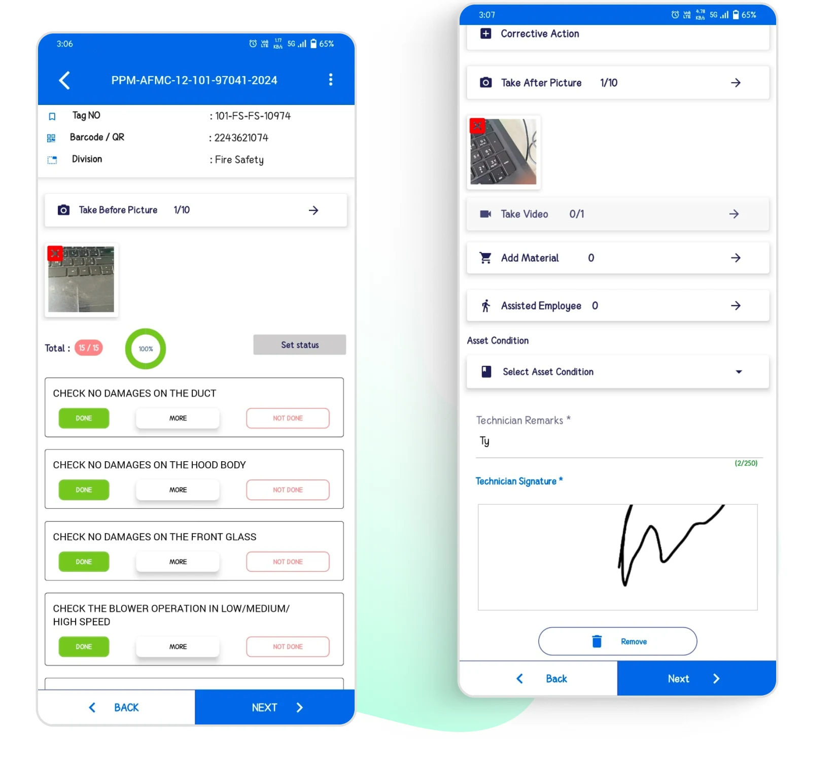 SmartFM Reach mobile app for maintenance task management and inspection workflow