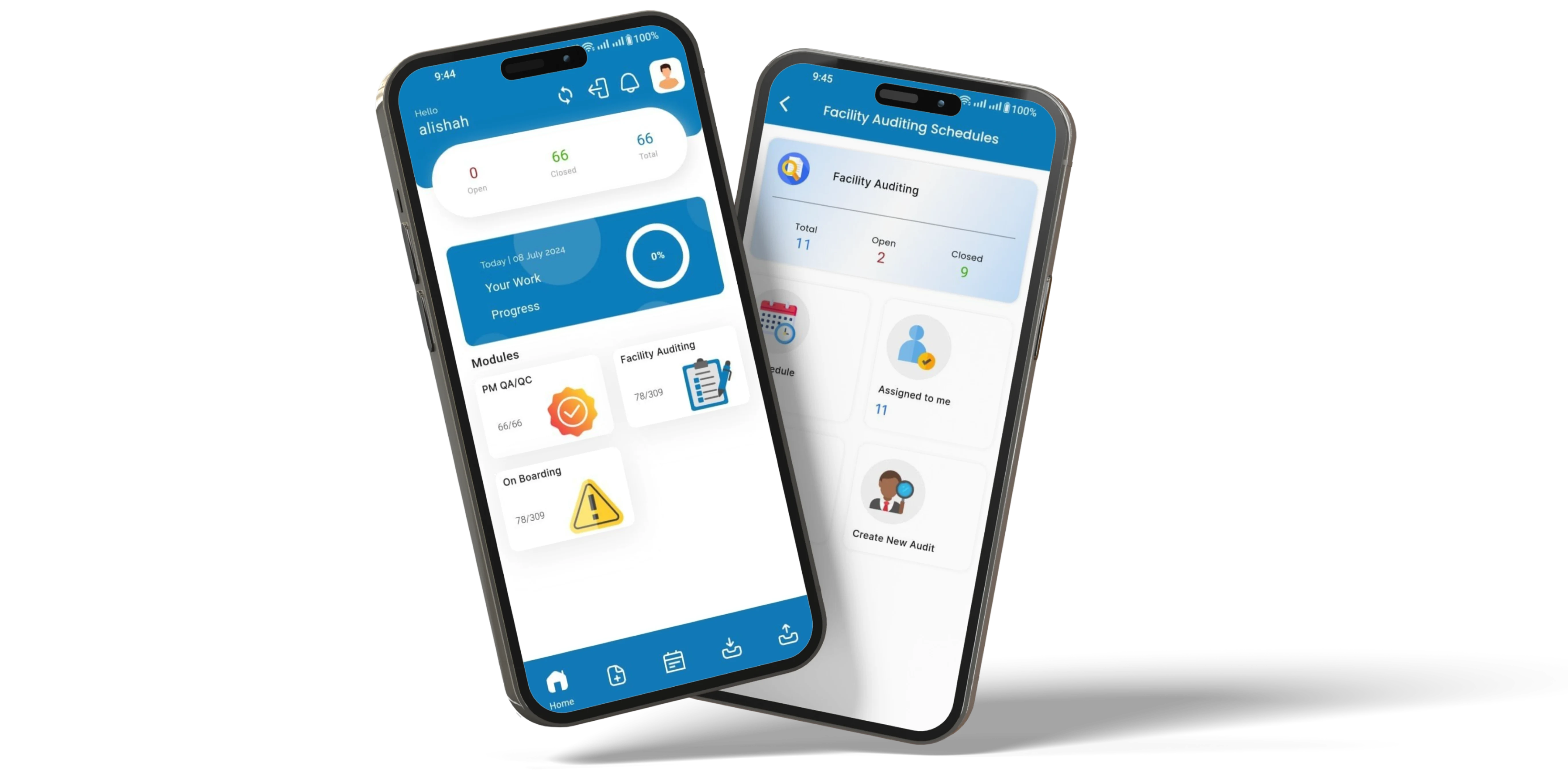 Self-service attendance mobile app with GIS geo-location tracking for employee attendance management