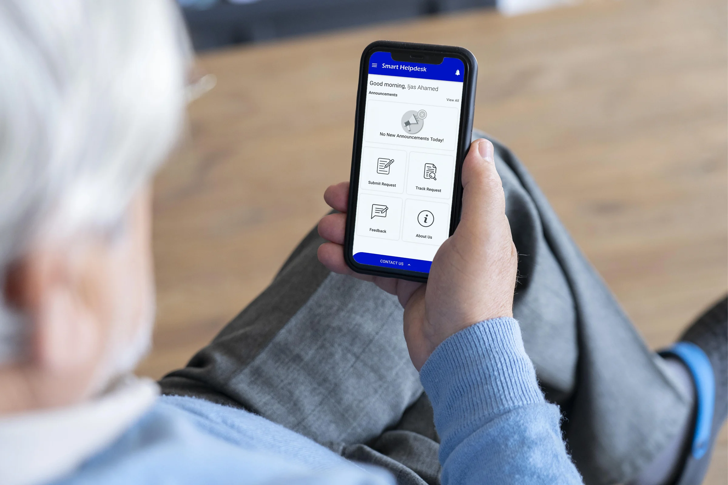 SmartFM helpdesk portal for facility occupants to submit and track service requests